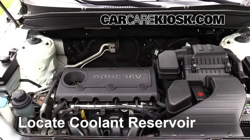 2011 Hyundai Santa Fe GLS 2.4L 4 Cyl. Coolant (Antifreeze)